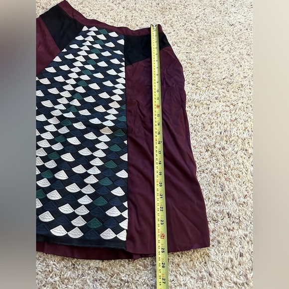 Allison Collection New York Women’s Multi Patterned Midi Skirt Size Medium - Picture 3 of 6